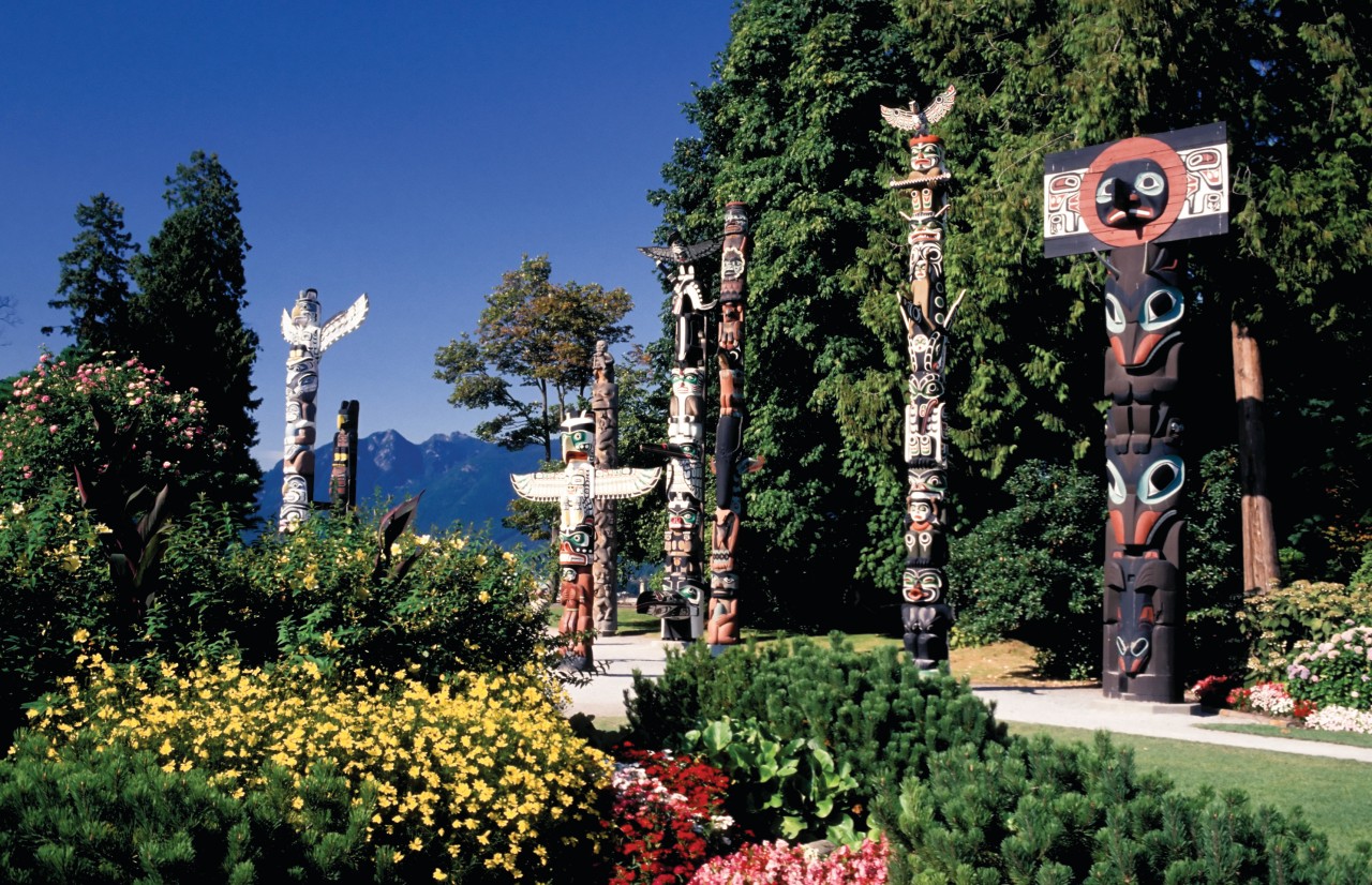 Les totems du Stanley Park.