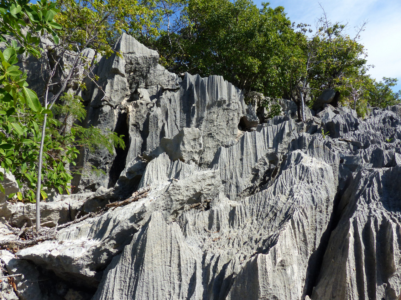 Formations rocheuses près de Labadie.