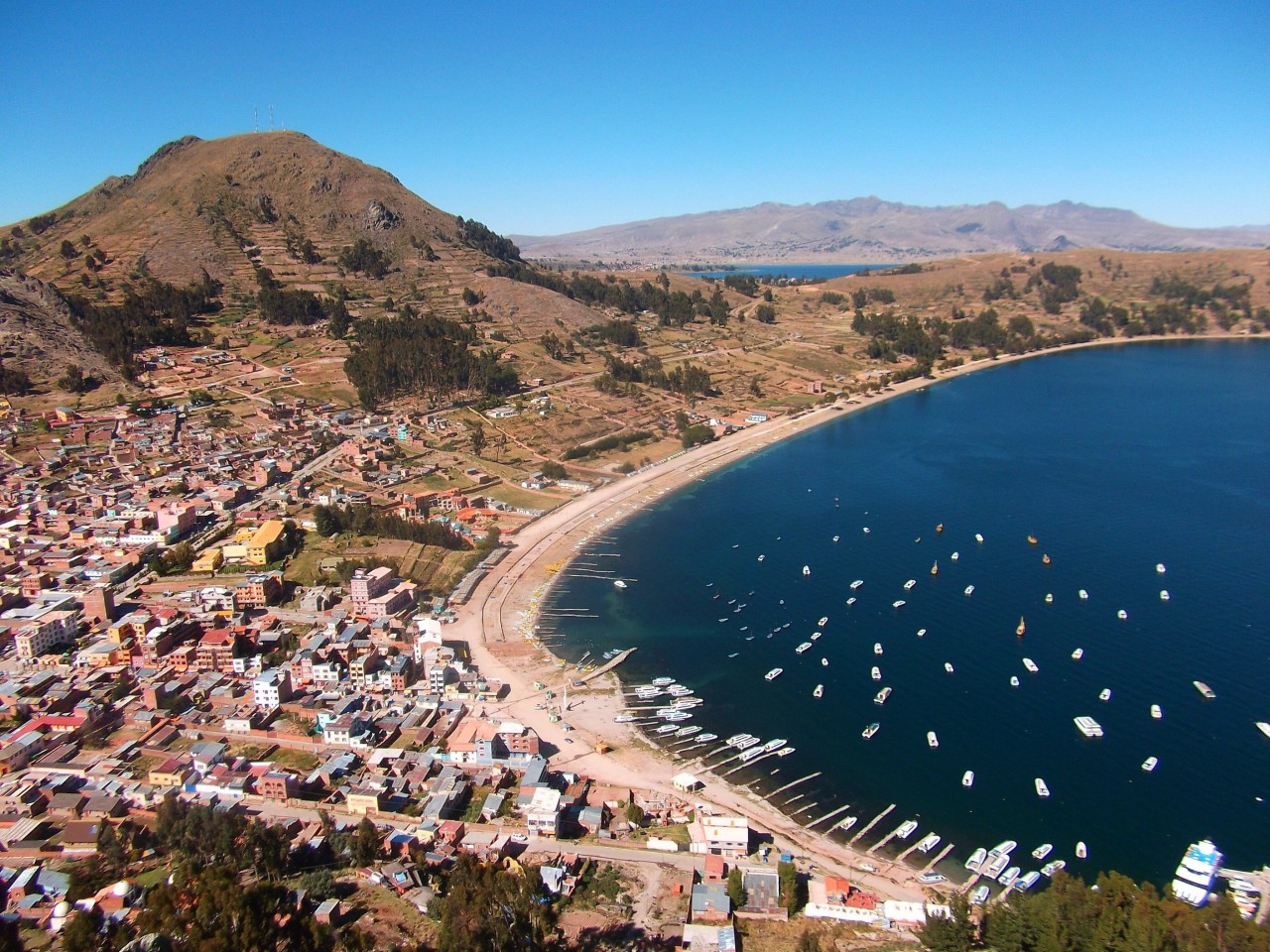 Copacabana sur les rives du lac Titicaca.