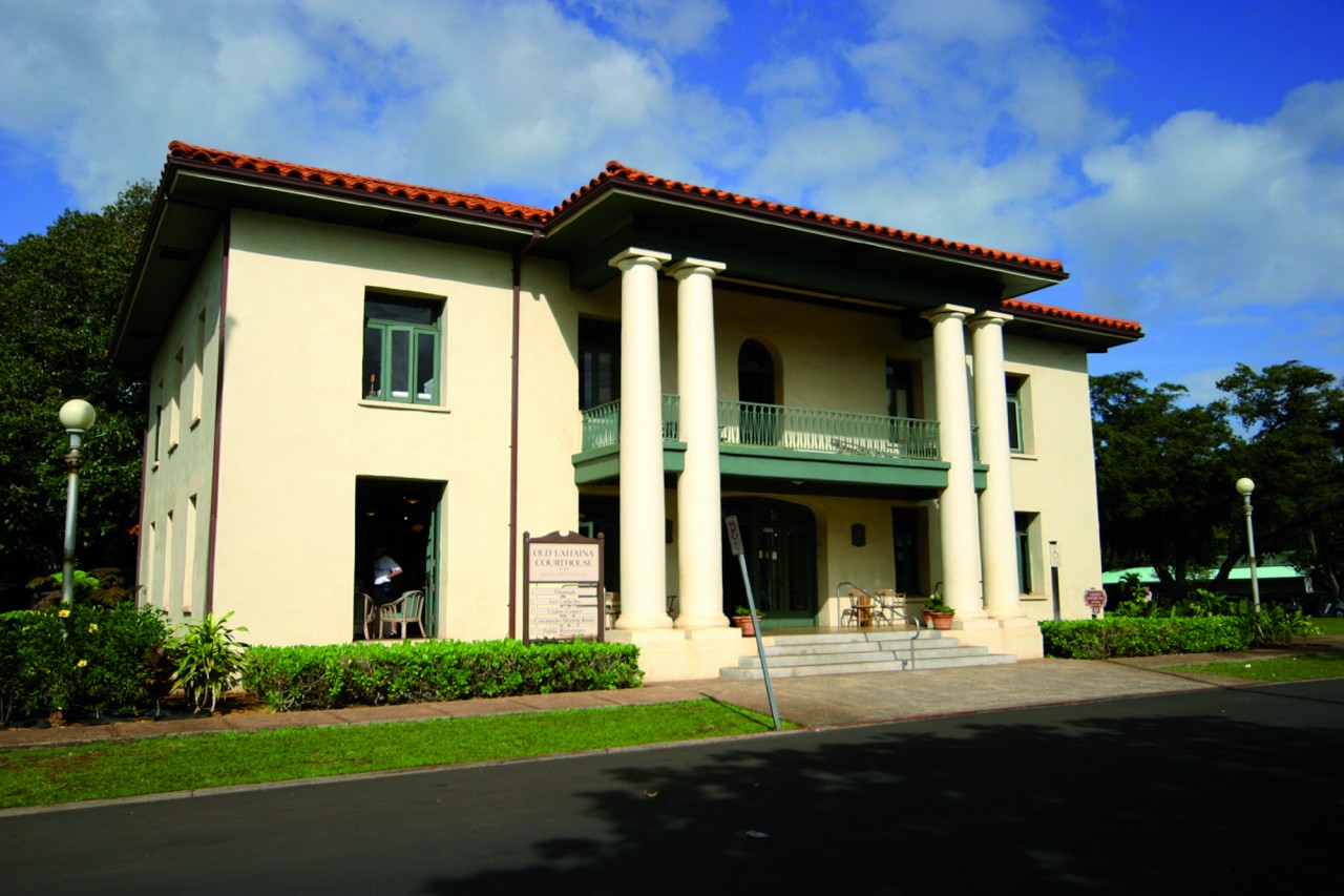 Lahaina Courthouse.