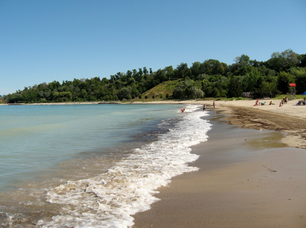 La plage Rotary Cove à Goderich.