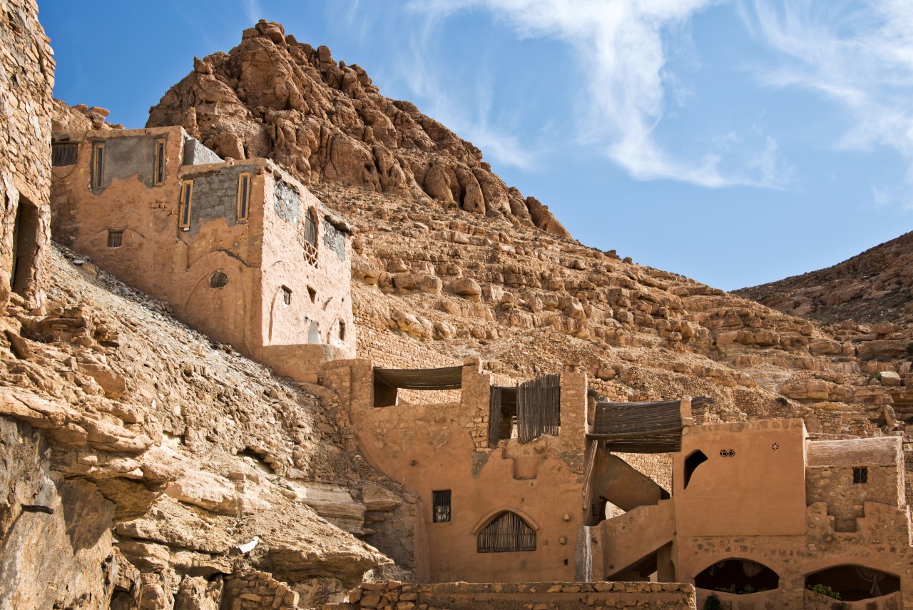 Le village troglodyte de Chenini.