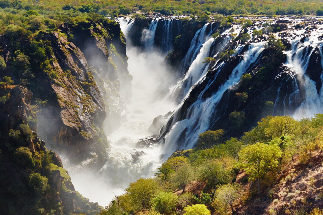 Les chutes de Ruacana.