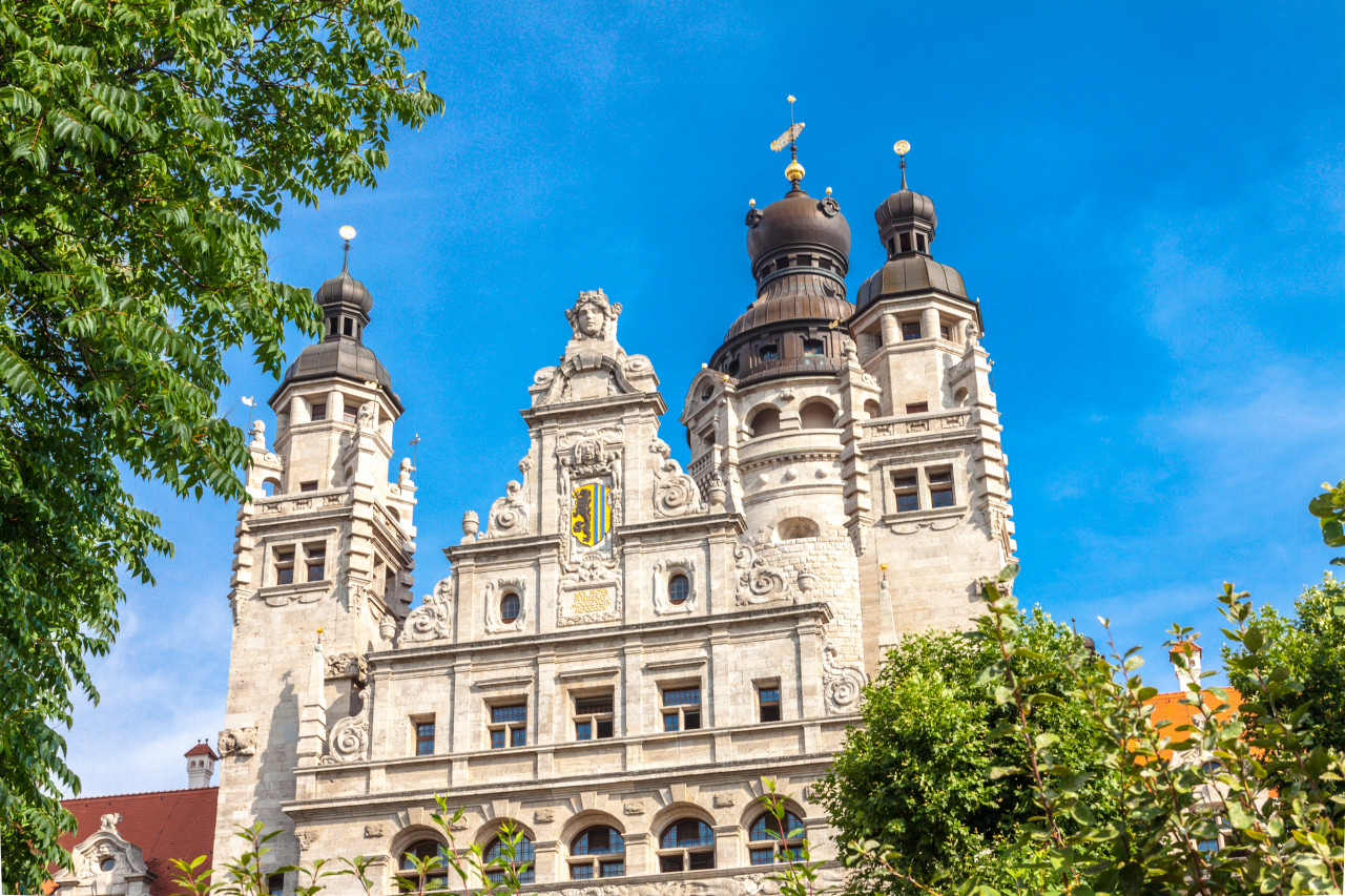 <p>Hôtel de ville de Leipzig.</p>